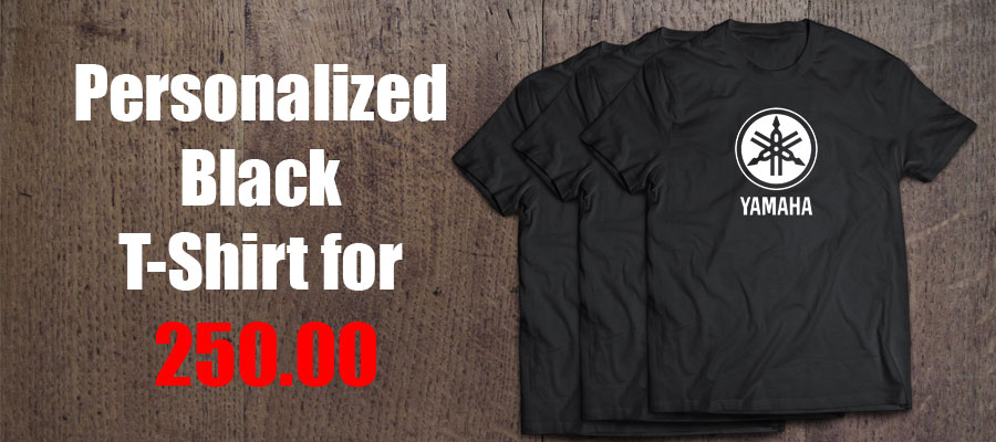 Personalized Black T-Shirt for 250.00 Pesos Pampanga Philippines